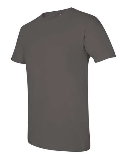 Gildan Softstyle® T-Shirt 64000 Charcoal Custom Embroidered Business Logo