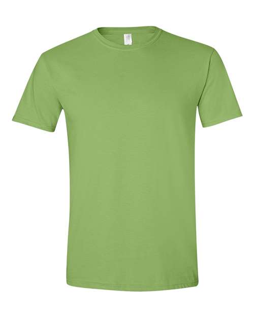 Gildan Softstyle® T-Shirt 64000 Kelly Green Custom Embroidered Business Logo