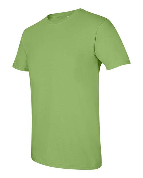 Gildan Softstyle® T-Shirt 64000 Kiwi Custom Embroidered Business Logo