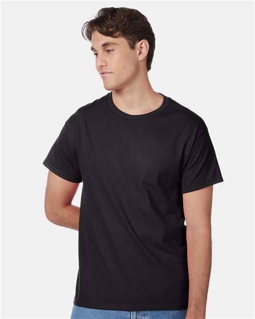 Custom Embroidered  Hanes Authentic T-Shirt 5250 Black
