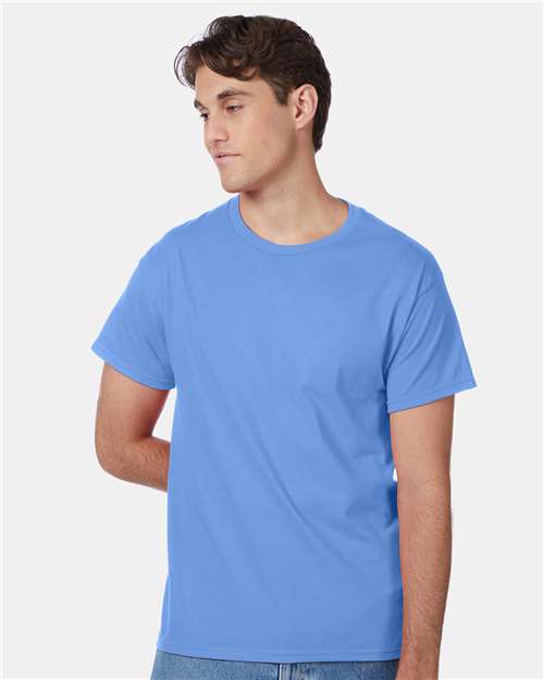Custom Embroidered  Hanes Authentic T-Shirt 5250 Carolina Blue