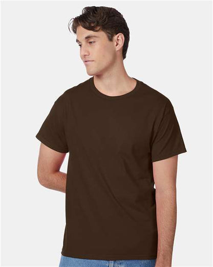 Custom Embroidered  Hanes Authentic T-Shirt 5250 Dark Chocolate