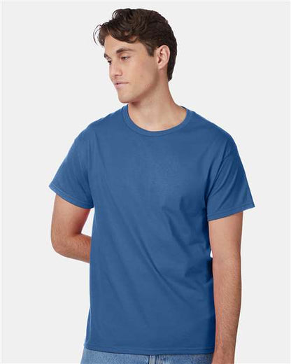 Custom Embroidered  Hanes Authentic T-Shirt 5250 Denim Blue