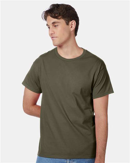 Custom Embroidered  Hanes Authentic T-Shirt 5250 Fatigue Green