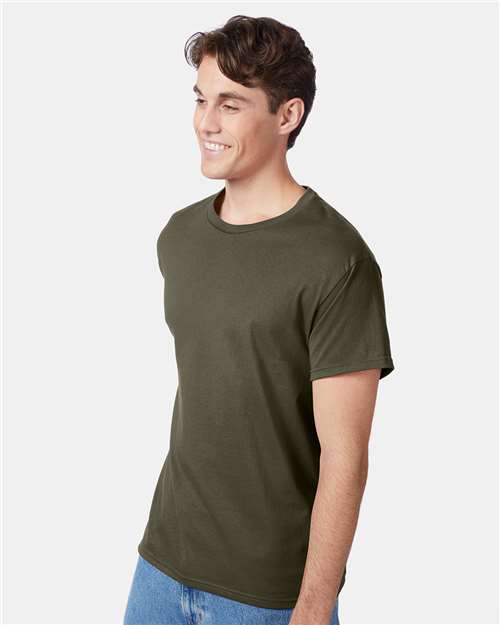 Hanes Authentic T-Shirt 5250 Fatigue Green