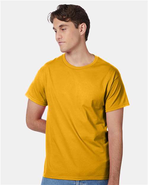 Custom Embroidered  Hanes Authentic T-Shirt 5250 Gold