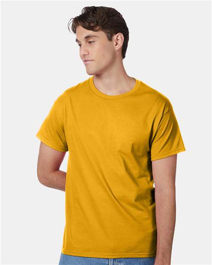 Custom Embroidered  Hanes Authentic T-Shirt 5250 Gold