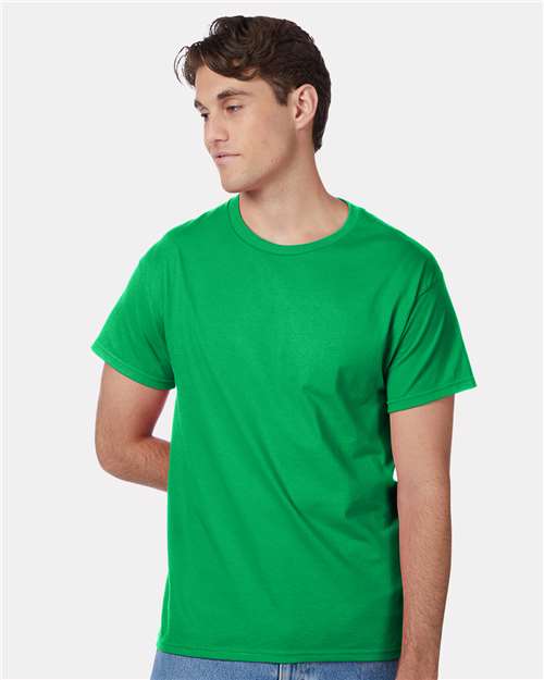 Custom Embroidered  Hanes Authentic T-Shirt 5250 Kelly Green