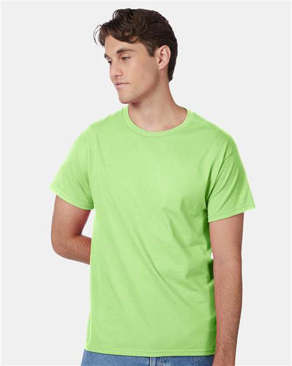 Custom Embroidered  Hanes Authentic T-Shirt 5250 Lime