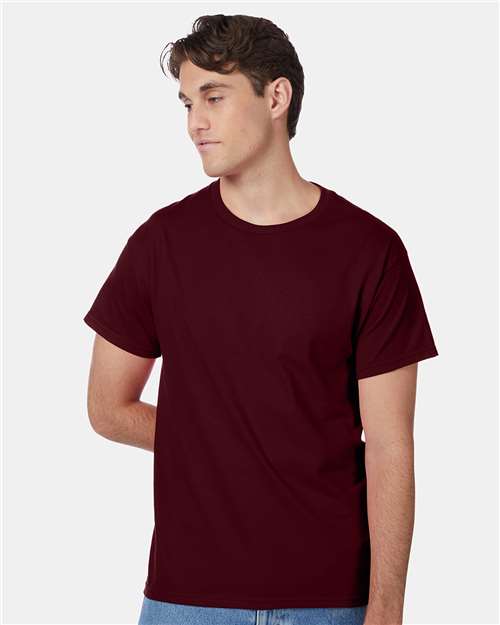 Custom Embroidered  Hanes Authentic T-Shirt 5250 Maroon