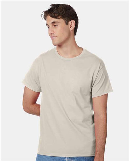 Custom Embroidered  Hanes Authentic T-Shirt 5250 Natural