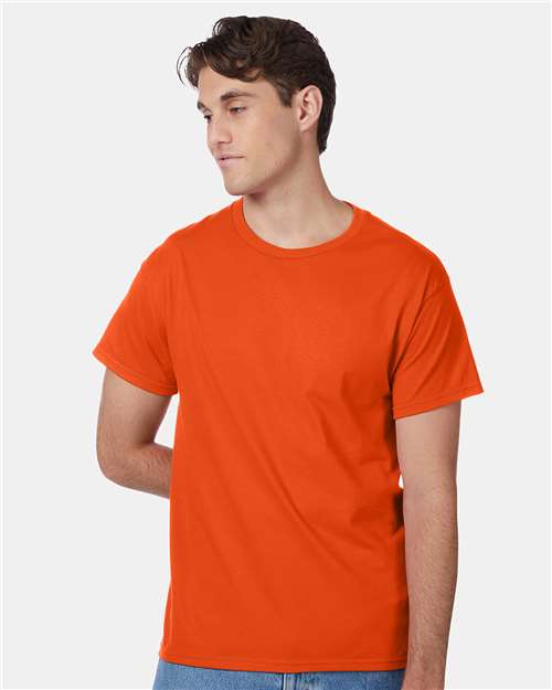 Custom Embroidered  Hanes Authentic T-Shirt 5250 Orange