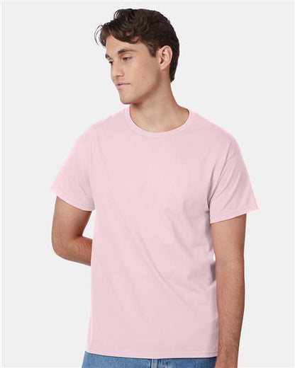 Custom Embroidered  Hanes Authentic T-Shirt 5250 Pale Pink