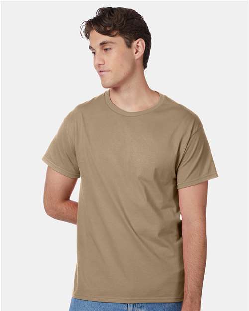 Custom Embroidered  Hanes Authentic T-Shirt 5250 Pebble