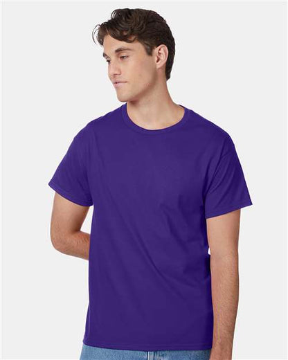 Custom Embroidered  Hanes Authentic T-Shirt 5250 Purple
