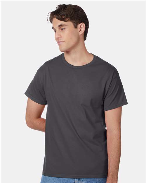 Custom Embroidered  Hanes Authentic T-Shirt 5250 Smoke Grey
