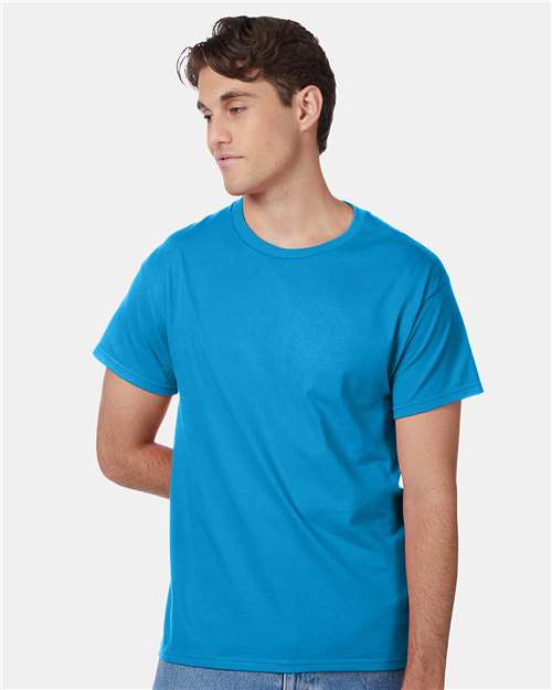 Custom Embroidered  Hanes Authentic T-Shirt 5250 Teal