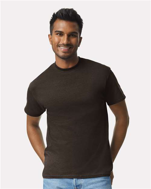 Custom Embroidered  Gildan Ultra Cotton® T-Shirt 2000 Dark Chocolate
