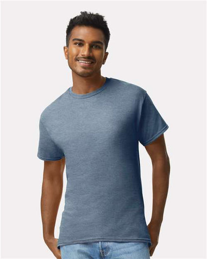 Custom Embroidered  Gildan Ultra Cotton® T-Shirt 2000 Heather Indigo