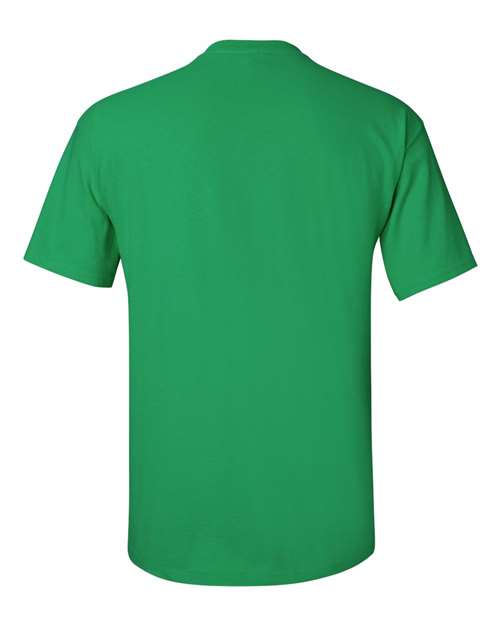 Gildan Women’s 1X1 Baby Rib Raglan Three-Quarter Sleeve Tee 2000 Irish Green Custom Embroidered Business Logo