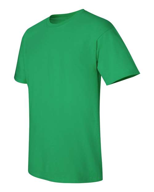 Gildan Women’s 1X1 Baby Rib Raglan Three-Quarter Sleeve Tee 2000 Irish Green Custom Embroidered Business Logo