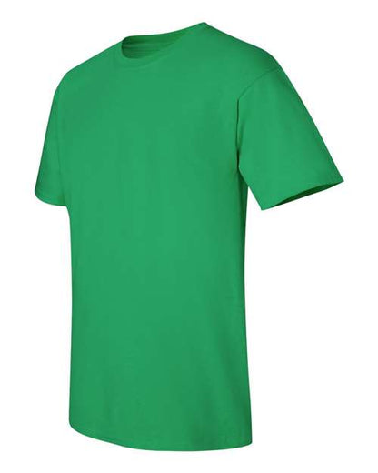 Gildan Women’s 1X1 Baby Rib Raglan Three-Quarter Sleeve Tee 2000 Irish Green Custom Embroidered Business Logo