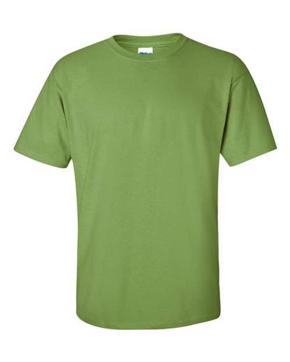 Gildan Women’s 1X1 Baby Rib Raglan Three-Quarter Sleeve Tee 2000 Kiwi Custom Embroidered Business Logo