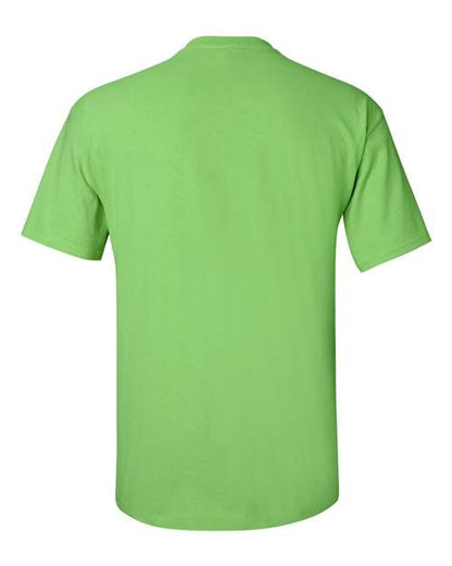 Gildan Women’s 1X1 Baby Rib Raglan Three-Quarter Sleeve Tee 2000 Lime Custom Embroidered Business Logo
