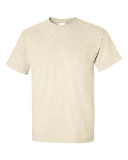 Gildan Women’s 1X1 Baby Rib Raglan Three-Quarter Sleeve Tee 2000 Natural Custom Embroidered Business Logo