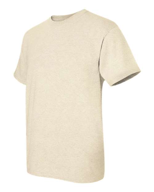Gildan Women’s 1X1 Baby Rib Raglan Three-Quarter Sleeve Tee 2000 Natural Custom Embroidered Business Logo