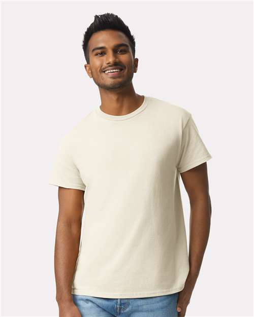 Custom Embroidered  Gildan Ultra Cotton® T-Shirt 2000 Natural