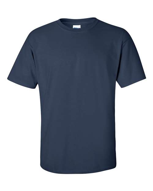 Gildan Women’s 1X1 Baby Rib Raglan Three-Quarter Sleeve Tee 2000 Navy Custom Embroidered Business Logo