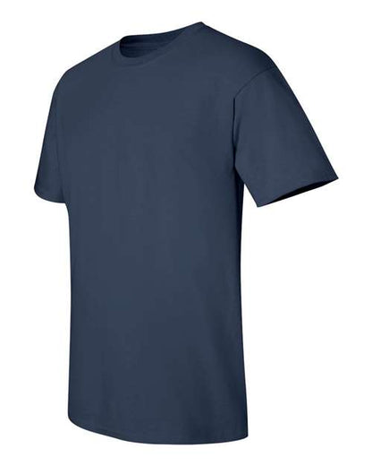 Gildan Women’s 1X1 Baby Rib Raglan Three-Quarter Sleeve Tee 2000 Navy Custom Embroidered Business Logo