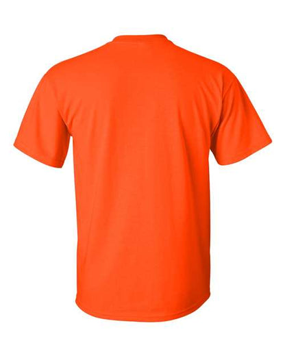 Gildan Women’s 1X1 Baby Rib Raglan Three-Quarter Sleeve Tee 2000 Orange Custom Embroidered Business Logo