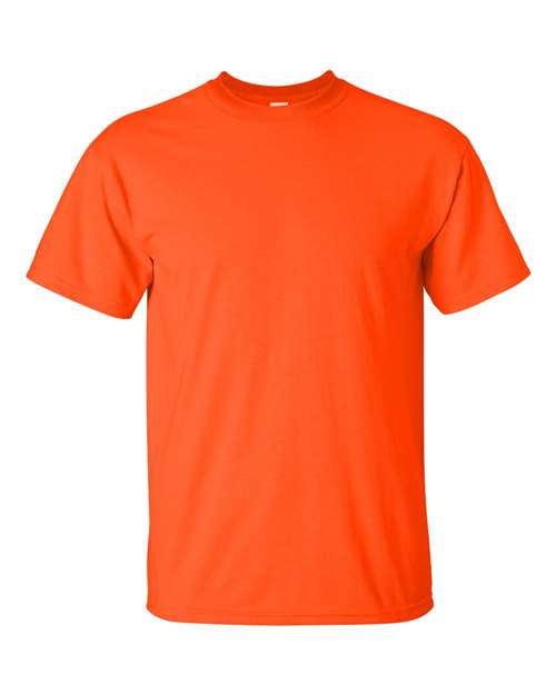 Gildan Women’s 1X1 Baby Rib Raglan Three-Quarter Sleeve Tee 2000 Orange Custom Embroidered Business Logo