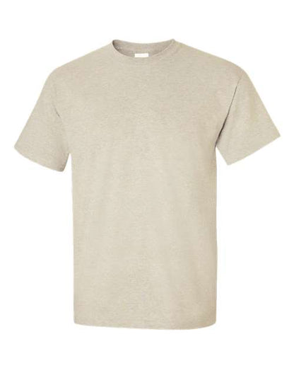 Gildan Women’s 1X1 Baby Rib Raglan Three-Quarter Sleeve Tee 2000 Sand Custom Embroidered Business Logo