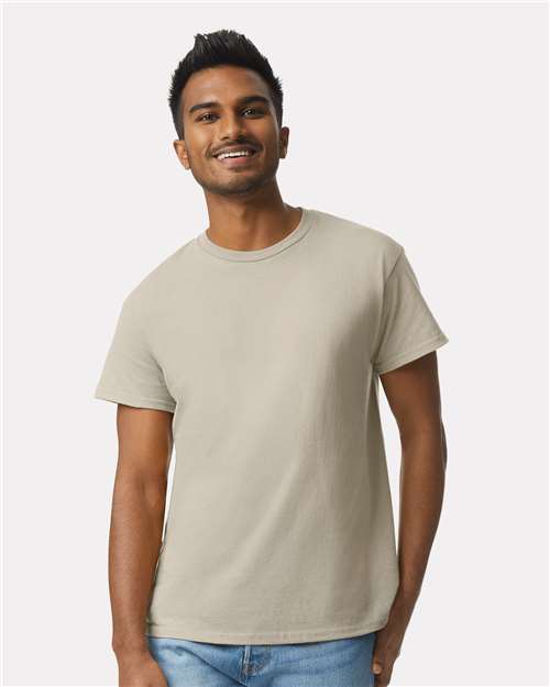 Custom Embroidered  Gildan Ultra Cotton® T-Shirt 2000 Sand