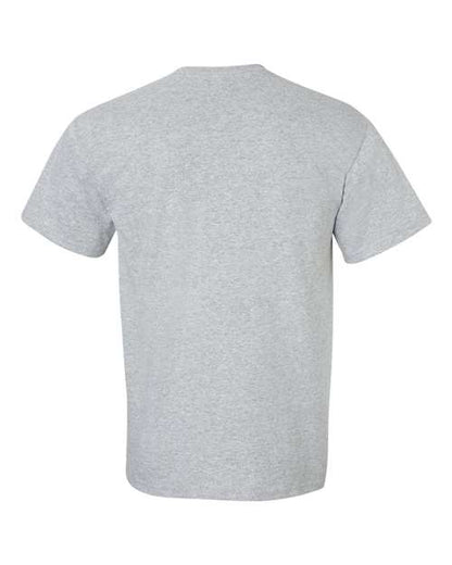 Gildan Women’s 1X1 Baby Rib Raglan Three-Quarter Sleeve Tee 2000 Sport Grey Custom Embroidered Business Logo