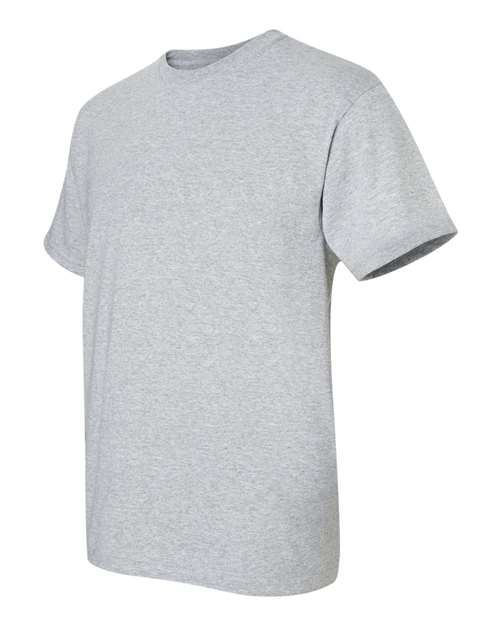 Gildan Women’s 1X1 Baby Rib Raglan Three-Quarter Sleeve Tee 2000 Sport Grey Custom Embroidered Business Logo
