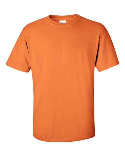 Gildan Women’s 1X1 Baby Rib Raglan Three-Quarter Sleeve Tee 2000 Tangerine Custom Embroidered Business Logo