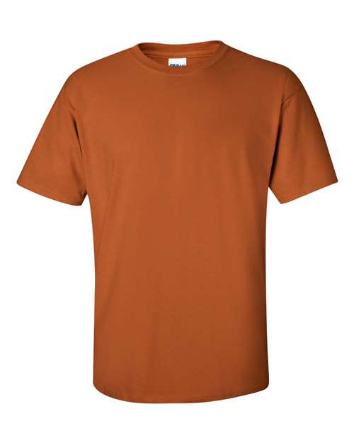 Gildan Women’s 1X1 Baby Rib Raglan Three-Quarter Sleeve Tee 2000 Texas Orange Custom Embroidered Business Logo
