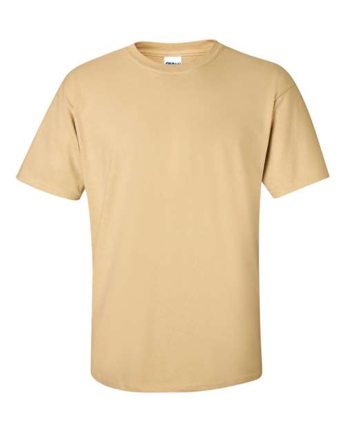 Gildan Women’s 1X1 Baby Rib Raglan Three-Quarter Sleeve Tee 2000 Vegas Gold Custom Embroidered Business Logo