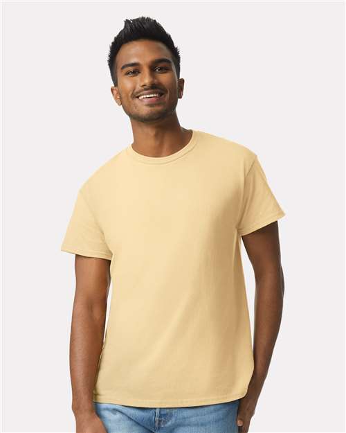 Custom Embroidered  Gildan Ultra Cotton® T-Shirt 2000 Vegas Gold