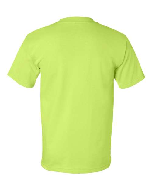 Bayside USA-Made Heavyweight T-Shirt 5100 Lime Green