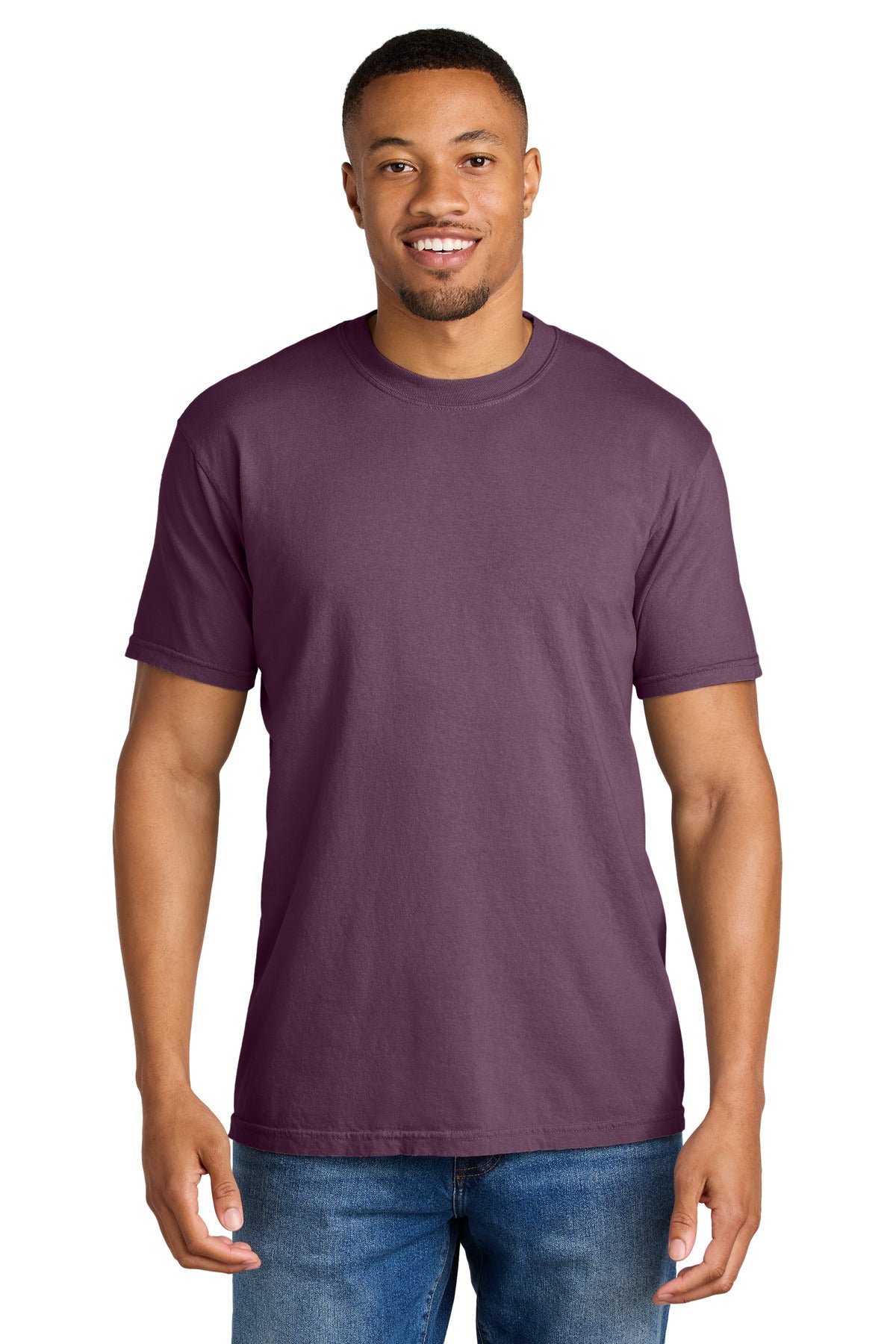Custom Embroidered Comfort Colors T-Shirts  in Berry