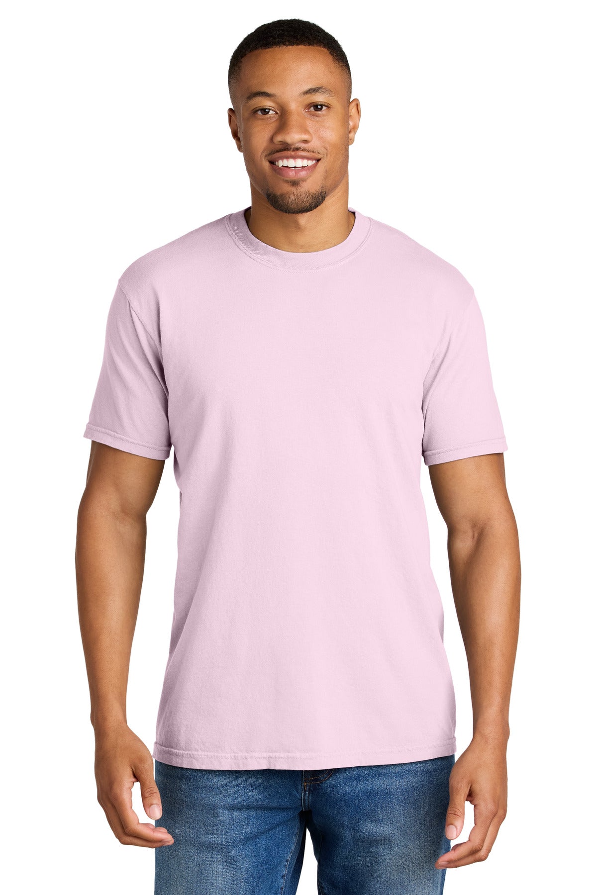 Custom Embroidered Comfort Colors T-Shirts  in Blossom