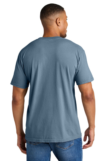 Custom Embroidered Comfort Colors T-Shirts  in Blue Jean