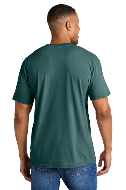 Custom Embroidered Comfort Colors T-Shirts  in Blue Spruce