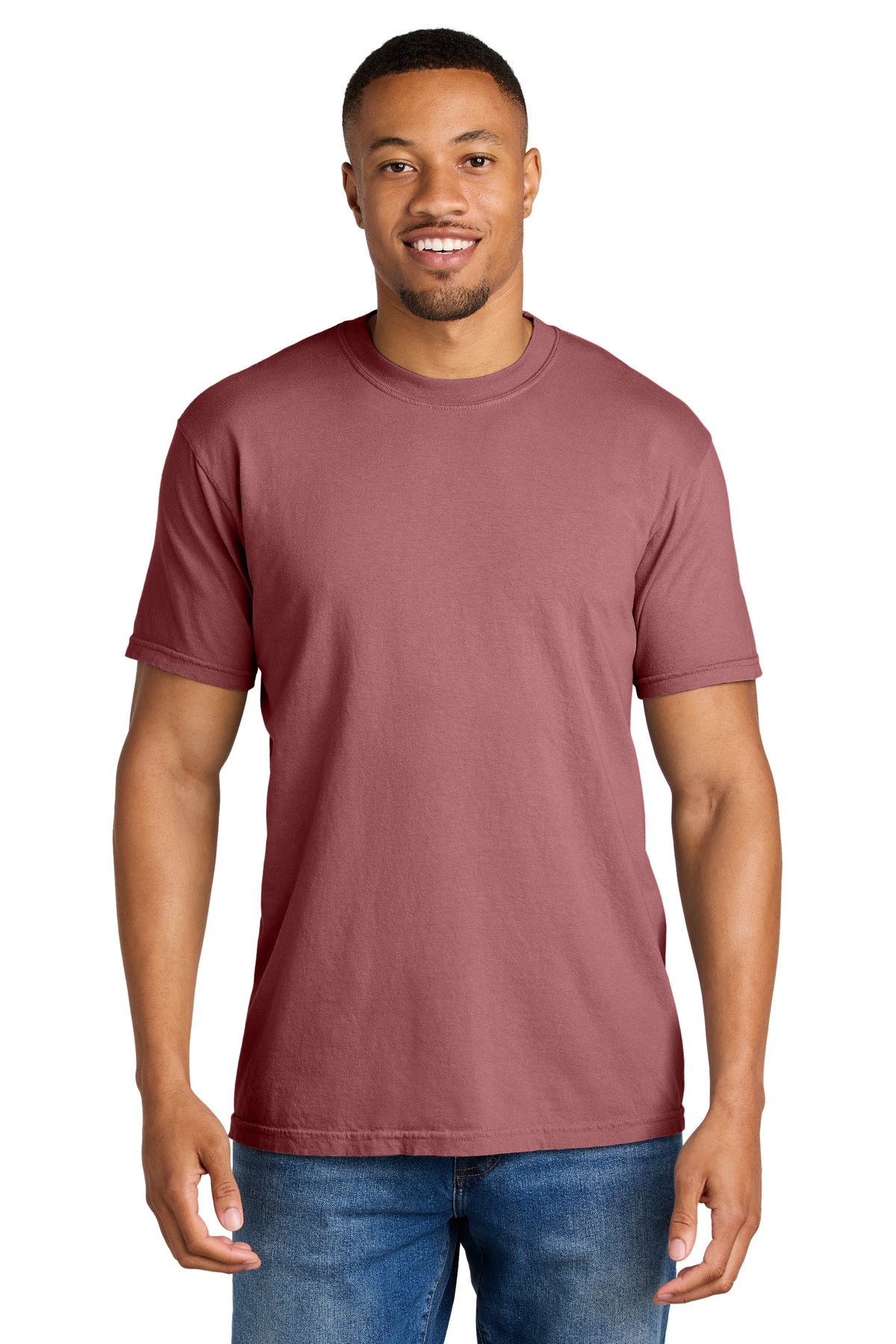 Custom Embroidered Comfort Colors T-Shirts  in Brick