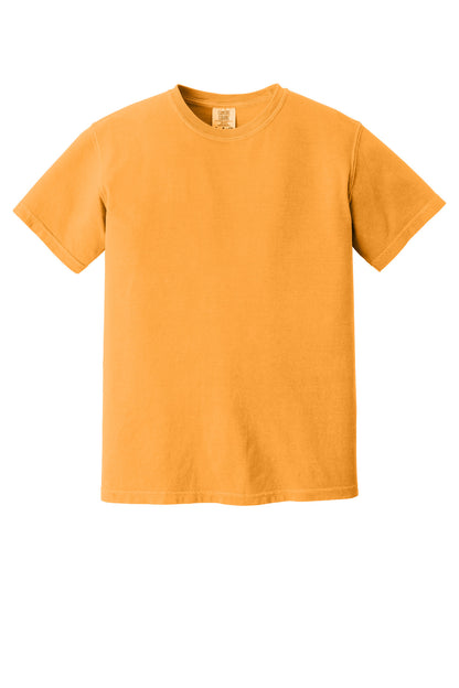 Custom Embroidered Comfort Colors T-Shirts  in Bright Orange